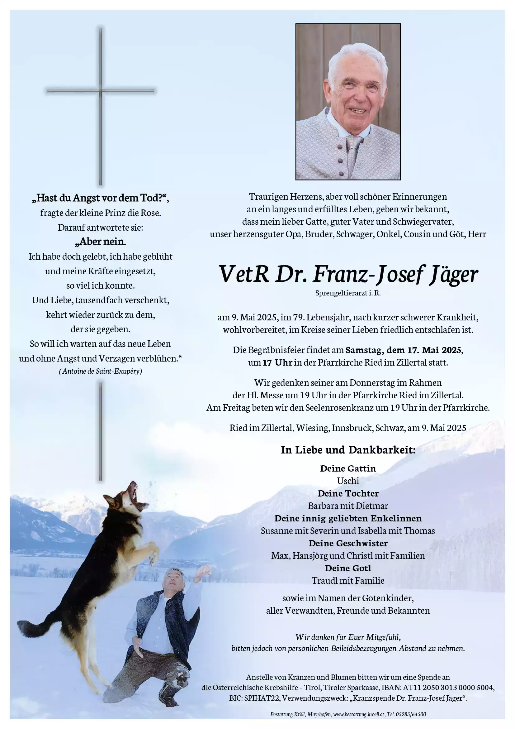 Parte von VetR Dr. Franz-Josef Jäger
